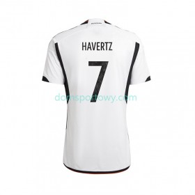 Koszulka Niemcy Havertz 7 Domowe Koszulki Piłkarskie World Cup 2022 Krótki Rękaw